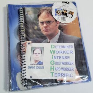 NEW The Office TV Show Binder Bundle Folder Notebook Binder Dwight Michael